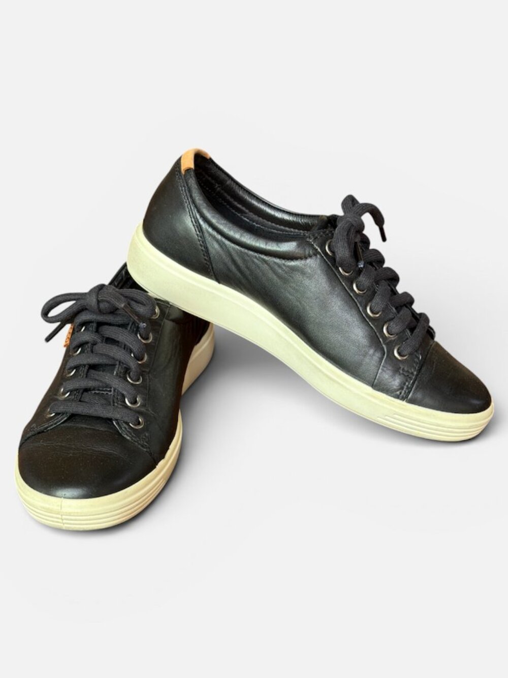 ECCO Soft 7 Black Shoes 37